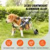 2 Wheels Dog Wheelchair for Back Legs, Pet Wheelchair Lightweight & Adjustable Assisting in Healing, Dog Cart/Wheelchair for Injured, Disabled